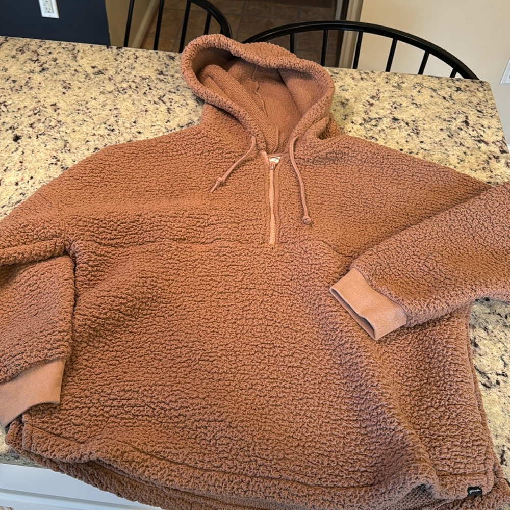 Victoria Secret Pink Half Zip Hoodie
